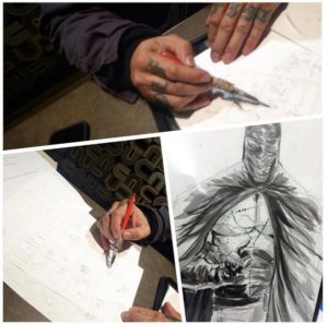 sketching away