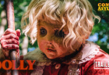 IFC and Shudder Release DOLLY Official Trailer Close-up of a creepy blonde doll in the Dolly movie trailer thumbnail